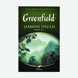Чай   Greenfield   Jasmine Dream зеленый листовой, 100 г