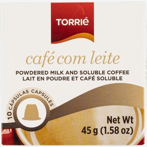 Кофе в капсулах 10шт Торри с молоком растворимый ХМВ кор, 45 г