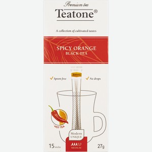 Чай черный ТиТон Пряный апельсин А-Трейд кор, 15*1,8 г