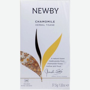 Чай травяной в пакетиках Ньюби Цветы Ромашки Ньюби Тиз кор, 25*1,5 г