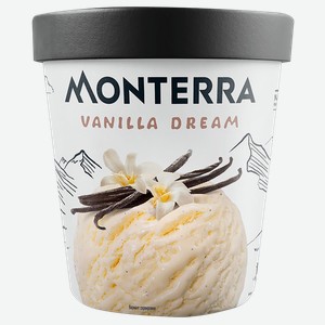 Мороженое Монтерра ваниль Фронери Рус карт/уп, 252 г