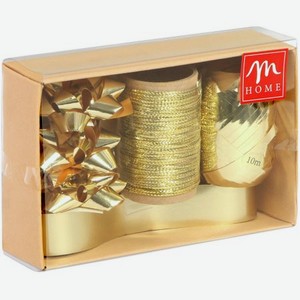 Набор для упаковки подарков Mercury NY 92253 золото