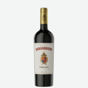 Вино Borgobruno красное полусухое, 0.75л