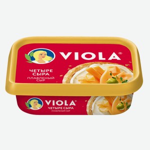 Сыр плавленый Viola 4 сыра 50%, 200г