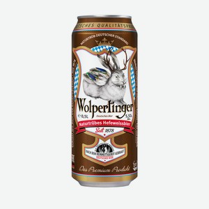 Пиво Wolpertinger Naturtrubes Hefeweissbier светлое, 0.5л