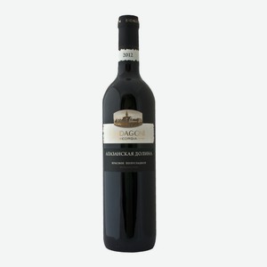 Вино Badagoni Alazani Valley красное полусладкое, 0.75л