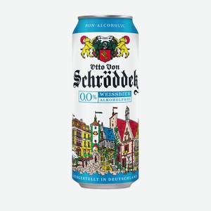 Пиво Otto Von Schrodder безалкогольное, 0.5л