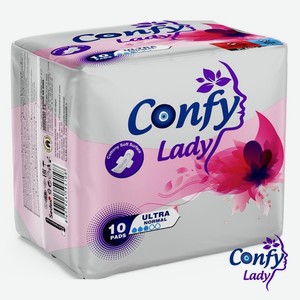 Гигиенические женские прокладки Confy Lady Ultra Normal, 10шт