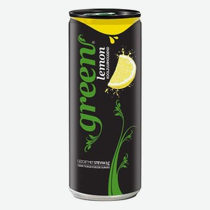 Напиток Green с соком лимона без сахара 0,33 л