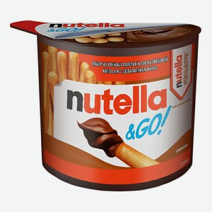 Паста Nutella & Go ореховая с какао и хлебными палочками 52 г