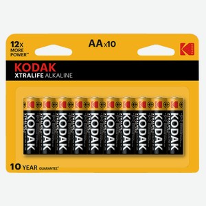 Батарейки Kodak Xtralife Alkaline LR6-8+2BL АА 10 шт