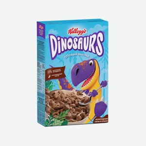 Завтрак готовый Dinosaurs шоколадные лапки, 220г