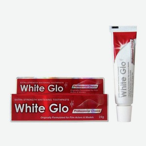 Зубная паста White Glo профессиональный выбор отбеливающая, 24 г