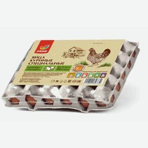 Яйцо куриное О Кей Столовое С1, 20 шт., картон