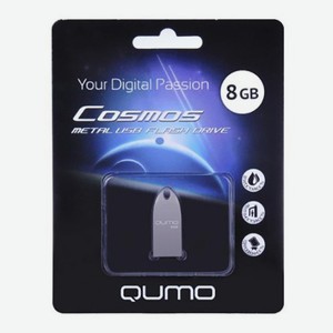 Флешка Cosmos USB 2.0 QM8GUD-COS 8Gb Серебристая Qumo