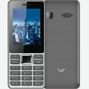 Телефон D514 Silver Black Vertex