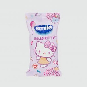 Влажные салфетки SMILE Hello Kitty 15 шт