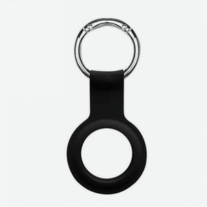 Чехол-брелок Devia Silicon Key Ring для AirTag - Black