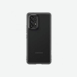 Чехол-накладка Samsung EF-QA536TBEGRU Soft Clear Cover для Samsung Galaxy A53 5G, чёрный