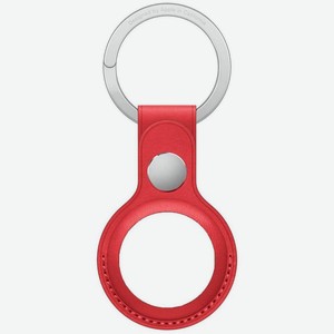 Чехол-брелок Devia Leather Key Ring для AirTag - Red