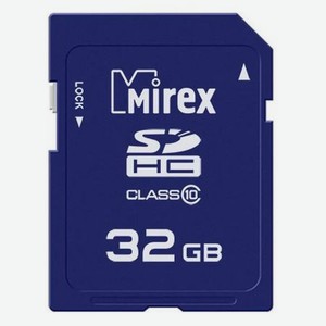 Карта памяти SD 32GB Mirex SDHC Class 10 (13611-SD10CD32)
