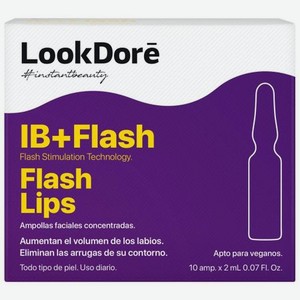 Концентрированная сыворотка Lookdore IB+Flash в ампулах для губ 10x2ml