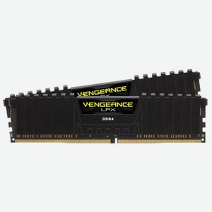 Память оперативная DDR4 Corsair Vengeance LPX 16Gb (2x8Gb) 3200MHz pc-25600 black (CMK16GX4M2C3200C18)
