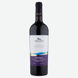 Вино Terre Cevico Romagna Sangiovese Riserva красное сухое Италия, 0,75 л