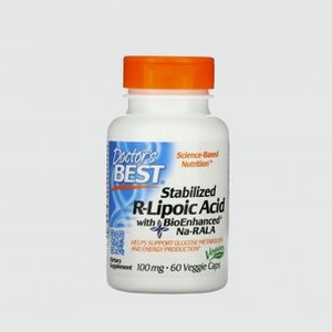 Липоевая кислота DOCTORS BEST Stabilized R-lipoic Acid 60 шт