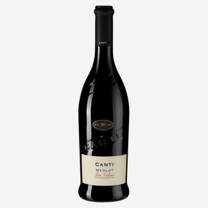Вино Canti Merlot Terre Siciliane красное сухое Италия, 0,75 л