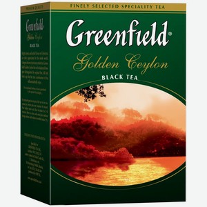 Чай Greenfield  Golden Ceylon , черный листовой, 100г