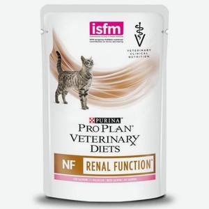 Корм для кошек Purina Pro Plan Veterinary diets NF при заболевании почек лосось пауч 85г