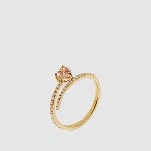 Кольцо VIVA LA VIKA Twisted Heart Ring - Champagne 16.5 размер