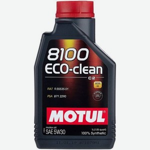 Моторное масло MOTUL 8100 Eco-clean, 5W-30, 1л, синтетическое [101542]