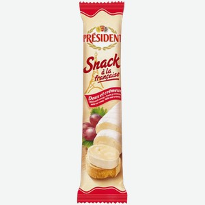 Сыр President Snack a la Francaise мягкий с белой плесенью 60%, 170г