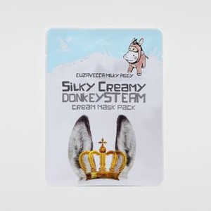 Маска тканевая с паровым кремом ELIZAVECCA Donkey Piggi Silky Creamy Donkey Steam Cream Mask Pack 25 мл