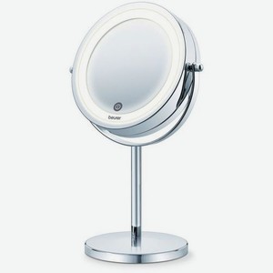 Зеркало Косметическое зеркало Beurer BS55, круглое, 13см, с подсветкой, хром [654.86]