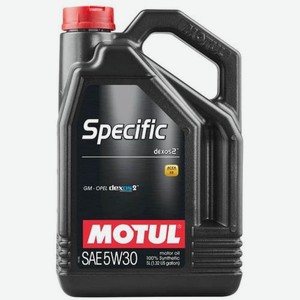 Моторное масло MOTUL Specific DEXOS2, 5W-30, 5л, синтетическое [102643]