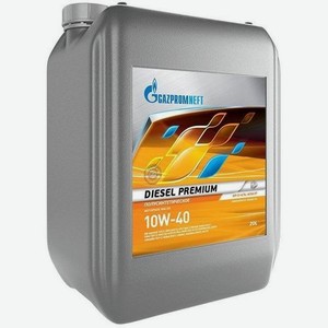 Моторное масло GAZPROMNEFT Diesel Premium, 10W-40, 20л, полусинтетическое [2389901213]