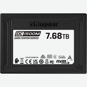 SSD накопитель Kingston DC1500M SEDC1500M/7680G 7.7ТБ, 2.5 , PCI-E 3.0 x4, NVMe, U.2 SFF-8639