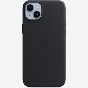 Чехол (клип-кейс) Apple Leather Case with MagSafe A2907, для Apple iPhone 14 Plus, черный [mpp93zm/a]