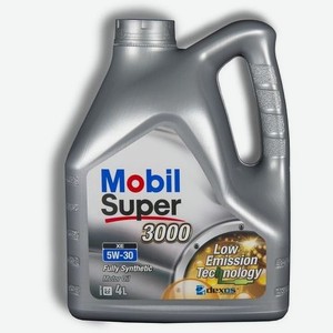 Моторное масло MOBIL Super 3000 XE, 5W-30, 4л, синтетическое [152505]