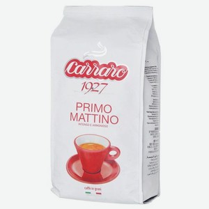Кофе зерновой CARRARO Primo Mattino, средняя обжарка, 1000 гр