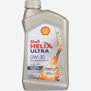 Моторное масло SHELL Helix Ultra ECT, 0W-30, 1л, синтетическое [550046358]