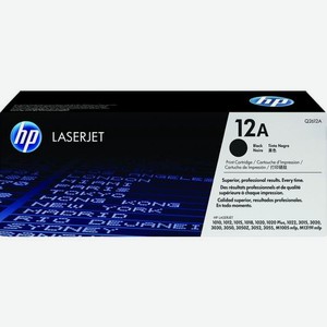 Картридж HP 12A, черный / Q2612A