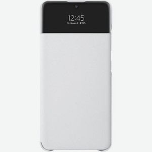 Чехол (флип-кейс) Samsung Smart S View Wallet Cover, для Samsung Galaxy A32, белый [ef-ea325pwegru]