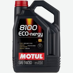 Моторное масло MOTUL 8100 Eco-clean, 5W-30, 5л, синтетическое [101545]