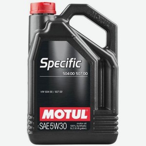 Моторное масло MOTUL Specific 504.00/507.00 VW, 5W-30, 5л, синтетическое [106375]