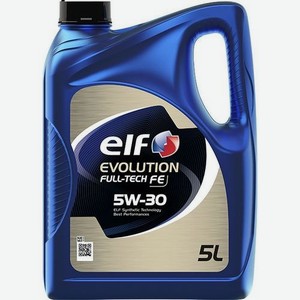 Моторное масло ELF Evolution Full-Tech FE, 5W-30, 5л, синтетическое [213935]