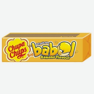 Жевательная резинка Chupa Chups Big babol со вкусом банана, 21 г